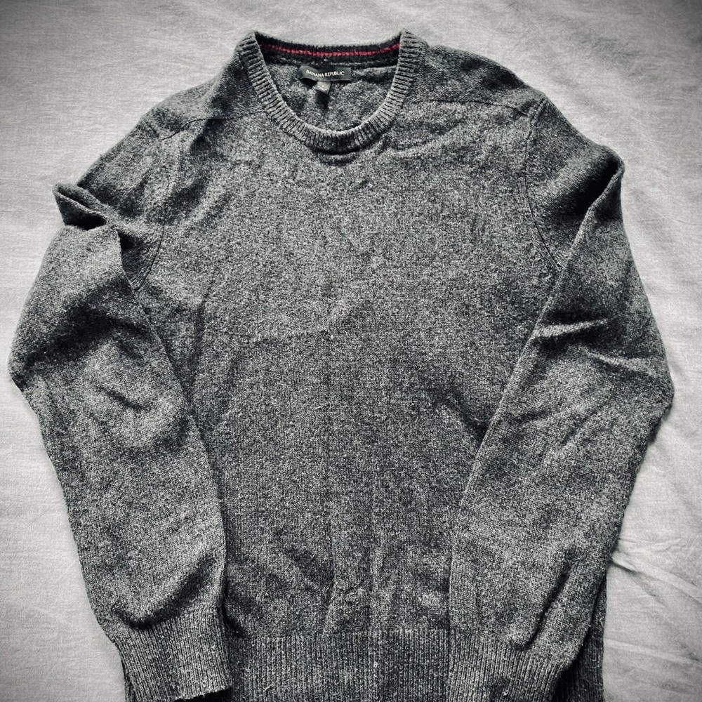 Banana Republic, Charcoal Grey, Wool Sweater